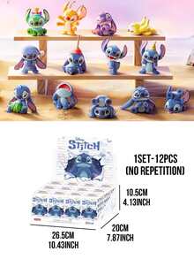 POP MART Disney Stitch Little Emotions Series Collectible Figures Surprise Mystery Box 12 Unique Emotion Designs Plus Secret Edition Premium PVC ABS Nylon Material Fluffy Textured Alien Character 3.54 Inch Mini Statue Lilo And Stitch Hawaiian Theme Adorable Kawaii Expression Art Toy Desktop Decoration Office Home Decor Display Piece Animation Fan Merchandise Collector Must Have Birthday Holiday Christmas Gift For Anime Lovers Figure Enthusiast Cartoon Character Memorabilia Licensed Official Product - Multicolor - View 13