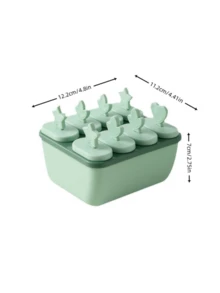 8pcs Ice Cream Pop Mold Set, Suitable For Making Ice Cream And Yogurt Popsicles With Sticks. Home Ice Pop Maker: Made Of Materials, Easy To Remove The Finished Ice Pops; Very Suitable For Home Use In The Summer. - Multicolor - View 3