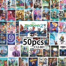 50 miếng dán hình động vật hoạt hình chống thấm nước Judy Hopps, Nick Wilde, Thunderbolt, Cáo Fennec, Llama, thích hợp dán lên sách, nhật ký, ốp điện thoại, máy tính xách tay, máy tính bảng, bình nước. Có thể dùng làm quà tặng ngày lễ, sinh nhật hoặc phần thưởng, quà trang trí. - Nhiều màu - Xem 13