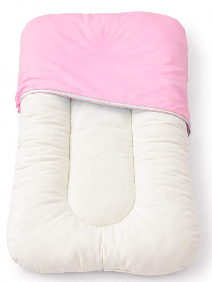 Removable And Washable Cover For Baby Boy And Girl Nest, 100% Cotton. - 淺粉色 - 查看 1