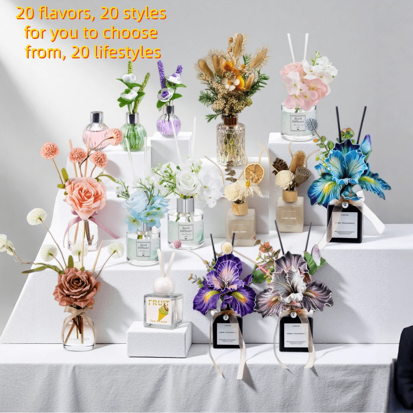 1 X150ml/1pcs120ml/1pcsX50ml 頂級黑白系列香氛擴香套組，天然植物調配精油，居家裝飾香氛，持久留香，室內藤條香氛裝飾品