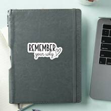 1. “记住你的初心”励志贴纸 – 鼓舞人心的乙烯基贴纸 | 适用于笔记本电脑、水瓶和日记本的积极向上语录 - 彩色 - 查看 8