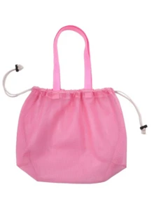 2个抽绳网袋，沙滩玩具收纳袋，可扩展洗衣整理袋 - 彩色 - 查看 5