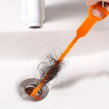 1 pieza Removedor de obstrucciones de cabello, diseñado para eliminar el cabello de las tuberías, limpia eficazmente los fregaderos de cocina y las bañeras - A - Ver 1