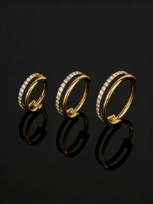 2 Stücke Muschel Spirale Knorpel Ohrringe 16G 8mm 10mm, Edelstahl 316L perforierter Schmuck für Männer und Frauen, Körperimplantatqualität Nasenring Nasennadel, Hypoallergen Scharnier Clicker eleganter Stil, multifunktional für Reisen, geeignet für verschiedene Anlässe, Tanz, Fotoszenen, Reisen - Verschiedenfarbig - Übersicht 2