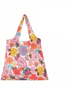 Bolso de mano estampado de leopardo de moda, bolso de mano grande de mujer de poliéster duradero con estampado de leopardo | Amplio para compras, diseño plegable adecuado para uso diario, viajes, trabajo, comestibles - Bolso de mano con estampado de leopardo de moda, bolso multifuncional, asas resistentes, accesorio de moda - Multicolor - Ver 20