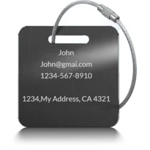 Personalizowana zawieszka bagażowa ze stali nierdzewnej - lekki metal, unikalny design - idealna do podróży i personalizacji, kolorowa, słodka, urocza, skrócona, zabawna, kawaii, Y2K, minimalistyczna, dojazdy do pracy, swobodny styl biznesowy, podstawowe, niestandardowe, spersonalizowane, wyjątkowe, dostosowane, idealne prezenty dla niego, idealne prezenty dla niej, jej, chłopaka, dziewczyny, rodziny, przyjaciół, na rocznice, na urodziny, na święta/wakacje, na zewnątrz/wyjścia/podróże/piesze wędrówki/stadion/sport/wspinaczka, do biznesu/dojazdów do pracy/pracy/biura, prezenty na dzień matki dla kobiet - Wielokolorowe - Zobacz 15