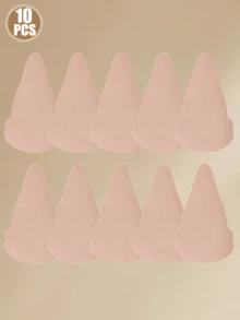 2026 New Arrival Invisible Breast Lift Stickers 10Pcs Skin-Friendly Breathable Chest Support Pads Strong Adhesion Push Up Bra Inserts Ideal For Backless Deep V Evening Dress Wedding Guest Outfit - Skin-friendly Patch - View 5