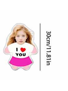 Personalized Face Pillow, Purple Skirt, Customized Body Pillow, Personalized And Fun. Suitable For Father's Day, Mother's Day, Halloween, Christmas, Christmas Eve, Valentine's Day, Birthday, Personalized Day, Soldier's Day, Thanksgiving, Easter, April Fool's Day, Carnival, Festival, And National Day. - Cloak - View 4