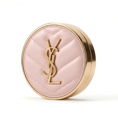 Yves Saint Laurent YSL Touche Éclat Cushion Foundation #B10 5g Mini - High Coverage Creamy Liquid Foundation Makeup, Long-Lasting Natural Glow, Travel Size