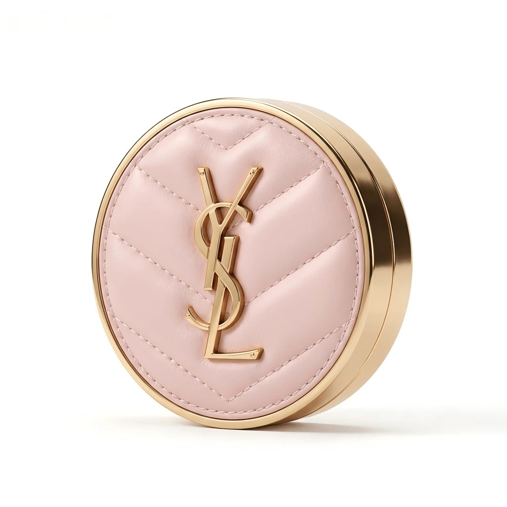 Yves Saint Laurent YSL Touche Éclat Cushion Foundation #B10 5g Mini Portable Version, Delicate Creamy Liquid Makeup Base, Helps Create Soft Natural Glow Complexion, Convenient Small Sized Cosmetics For Daily Use And Travel - B10 Honey - View 1