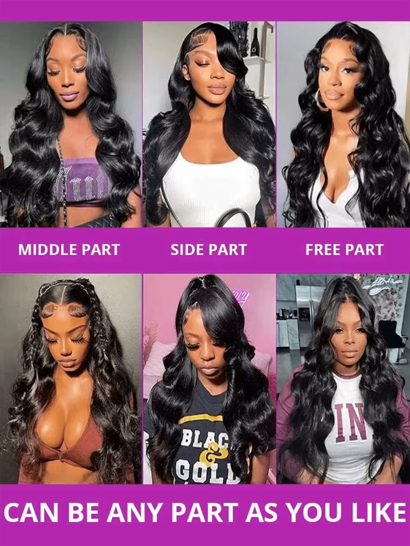 250% Density 13x6 Lace Front Wigs Human Hair Pre Plucked 250% Density 13x4 Body Wave HD Lace Front Wigs Human Hair HD Transparent Frontal Glueless Wigs Human Hair With Baby Hair For Women 8Inch-42Inch - Natural Black - Xem 11