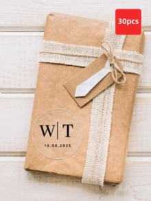 1–120 Miếng Nhãn Dán Tùy Chỉnh & Nhãn Cá Nhân Hóa - Chống Nước và Chống Dầu. Có thể tùy chỉnh với văn bản hoặc ngày tháng theo lựa chọn của bạn, có hai kiểu hoàn thiện trang nhã: Đen / Dập Nổi. Những nhãn tròn tùy chỉnh này rất phù hợp để cá nhân hóa quà tặng cô dâu, túi quà, hộp quà sinh nhật, tem thiệp mời đám cưới. - Nhiều màu - Xem 47