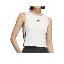 adidas originals 三葉草 印花運動美式復古短袖正肩袖T卹 - 白色 - 查看 4