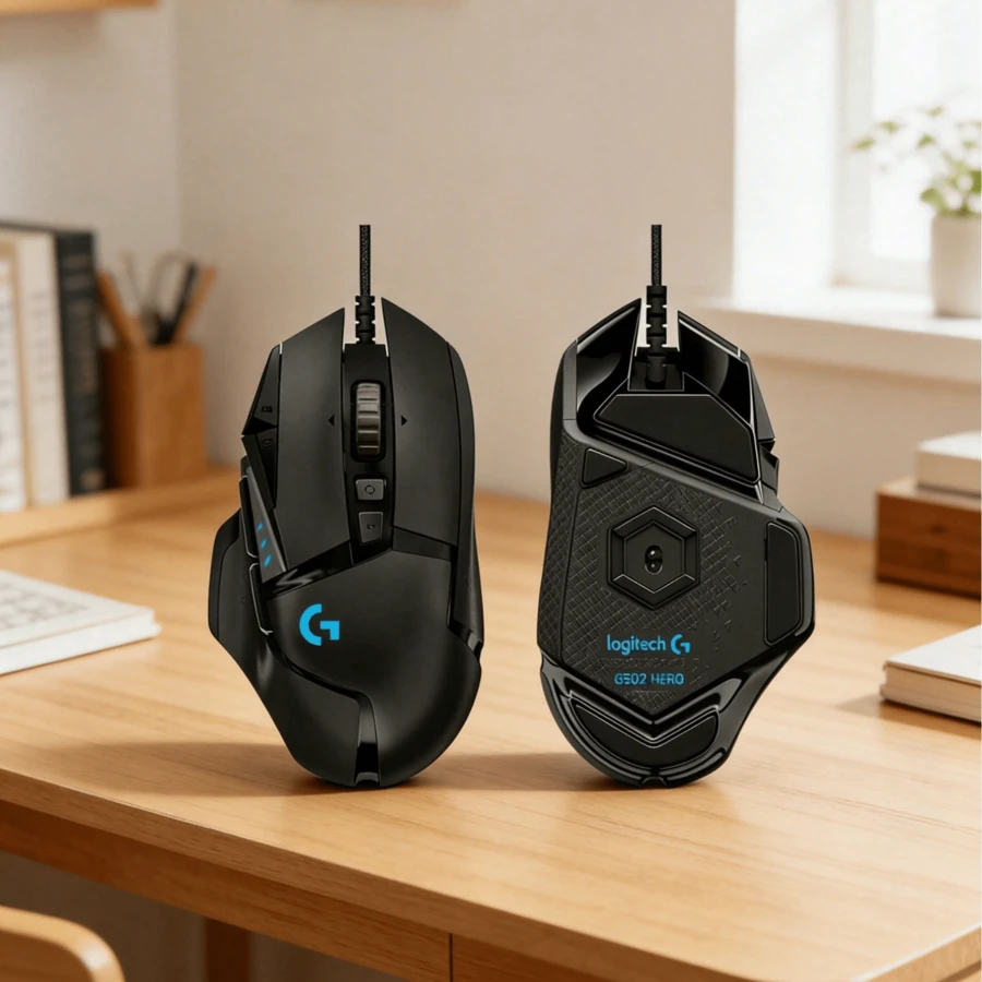 Logitech G502 HERO有線滑鼠 HERO LIGHTSYNC神光同步 25K感測器+11編程鍵 5組配重塊自訂 - 查看 1