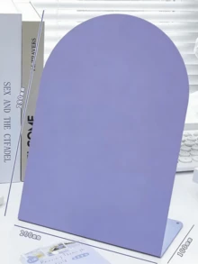 1件桌面磁性備忘錄板，創意訊息板展示架，居家備忘錄墊，磁性照片牆設計，桌面金屬白板，適用於辦公工作站訊息板、桌面裝飾、返校季 - 桌面磁吸留言板 - 查看 9