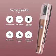 Portable Electric Hair Clipper Set - Combining Hair Tip Trimming And Fork Removal With IED Display. Designed Specifically For Damaged, Dry, And Fragile Hair, This Professional Hair Repair Tool Is The Ideal Hair Care Gift For Women. - Multicolor - View 8