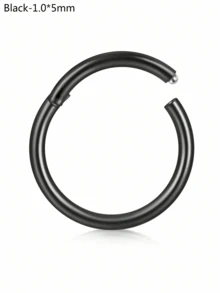 CIZME 1 chiếc/bộ Khuyên mũi gập ít gây dị ứng, cỡ 20G 18G 16G 14G, trang sức vách ngăn mũi bằng thép không gỉ, khuyên mũi dạng khớp nối, khuyên môi, khuyên sụn tai. - khóa - Xem 77