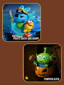 POP MART Disney Pixar Toy Story Nightmare Before Christmas Series Collectible Figurines, Halloween Theme Mystery Box Vinyl Toys, High-Quality PVC ABS Material 2.76-4.72 Inch Desktop Decor, Exquisite Painted Anime Character Statues With Mysterious Night Design, Perfect Surprise Gift For Disney Pixar Fans, Toy Story Enthusiasts, Animation Lovers And Collectible Doll Fans, Suitable For Home Office Desk Decoration, Holiday Seasonal Decor, Birthday Gifts - Multicolor - View 10
