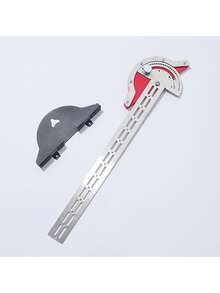 1件木工边尺，木工方尺，边尺，角度尺，带公制和英制刻度测量工具 - 均 - 查看 5