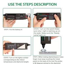 1支专业便携式钻石测试笔 - 不含电池（含皮套），方便耐用，用于测量钻石密度和硬度 - 彩色 - 查看 5