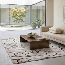 Casa Laura Enxovais Soft Flannel Rug In Modern Prints 2.00 X 1.50 - Various Colors - BEIGE FLORADO - Ver 2