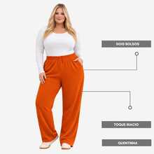 Plus Size Thick Fleece Sweatpants – Comfort And Style For Winter - 紅陶 - 查看 5