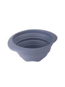 1 bát silicon gấp gọn, bát đựng thức ăn cho bé chịu nhiệt, bát đựng thức ăn chống rò rỉ khi đi du lịch, rổ lọc đa năng, bát silicon gấp gọn/bát silicon có thể gấp gọn/rổ lọc gấp gọn/bát silicon di động - lớn - Xem 9