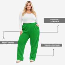 Plus Size Thick Fleece Sweatpants – Comfort And Style For Winter - Green - View 3