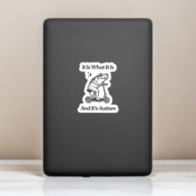 1张“这就是生活，而且很有趣”青蛙贴纸 |另类摇滚和Z世代乙烯基贴纸 | 古怪的意识贴纸，适用于笔记本电脑、水瓶和笔记本 | 滑稽、疯狂、搞笑贴纸 - 彩色 - 查看 7