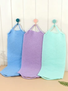 2pcs/1pc Shower Back Exfoliating Brush With Handle - African Loofah Back Scrubber, Exfoliating Sponge And Shower Cloth; Back Cleaning Bath Brush/Rope Brush; Stretchable Nylon Exfoliating Cloth For Face, Back And Body Massage; Reusable, Neutral Design; Thick And Durable Back Scrub Brush. - View 10