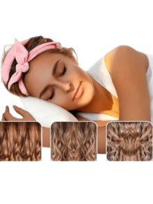 4 件套女士美发造型工具，无需加热的卷发棒 - 粉紅色4pcs - 查看 3