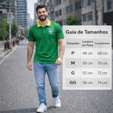 Brazilian National Team Polo Shirt, Brazil Jersey, Hexa Polo Shirt, Canary Yellow Polo Shirt - 綠色 - 查看 5