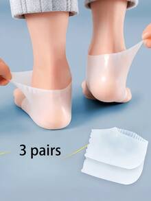 Silicone Heel Sleeve Socks, Ultra-Thin All-Season Heel Protector, Breathable Moisturizing Foot Care Sleeve, Unisex Moisturizing Heel Pad, Prevent Cracking, Comfortable For Wearing Socks And Shoes, Soft And Supportive - Multiple Styles - View 13