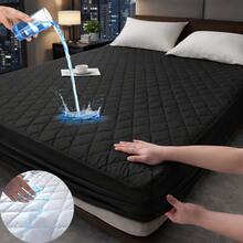 High Quality Waterproof Mattress Protector In Various Colors And Sizes. Promotional - màu đen - Xem 3