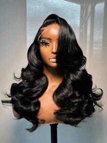 250% Density 13x6 Lace Front Wigs Human Hair Pre Plucked 250% Density 13x4 Body Wave HD Lace Front Wigs Human Hair HD Transparent Frontal Glueless Wigs Human Hair With Baby Hair For Women 8Inch-42Inch - Natural Black - 查看 2