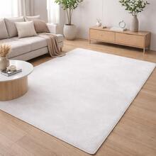 Casa Laura Enxovais Soft Flannel Rug In Modern Prints 2.00 X 1.50 - Various Colors - PEARL WHITE - View 2
