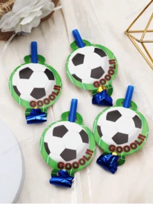 1pc/6pcs/12pcs Inflatable Football/Rugby Party Cheerleading Props, Home Party Supplies, World Cup Football Cheerleading Props, Multifunctional Noise Maker, Outdoor Party Atmosphere Decor - View 9