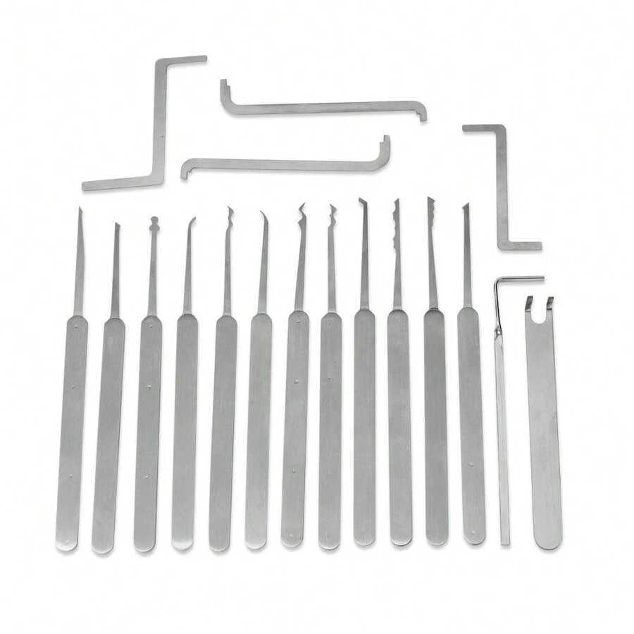 12pcs Lock Picking Kit With Storage Bag Portable Locksmith Tools - B - View 1