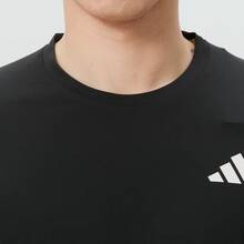 Adidas Climacool Adi365 Comfortable And Soft Crew Neck Pullover Long Sleeve T-Shirt For Men - Black - View 4