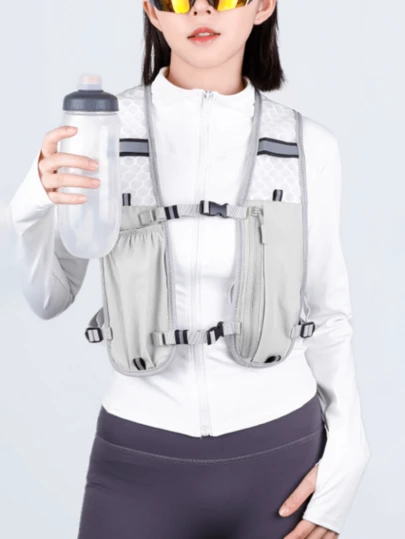 Lightweight, Breathable, High-Capacity Running Vest With Reflective Strips; Suitable For Marathon Running Backpacks, Unisex, And Ideal For Endurance Sports Such As Cycling, Running, Hiking, And Motorcycling. A Perfect Gift For Fitness Enthusiasts, Runners, And Sports Lovers.