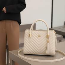 Women Shoulder Bags - Màu be - Xem 10