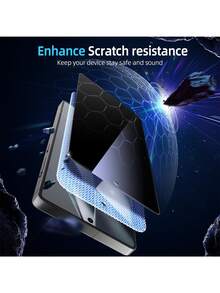 XINHONGYU 适用于三星 Galaxy S26 Ultra/26+/26、Galaxy S25 Ultra 的 3 片装隐私钢化玻璃屏幕保护膜，兼容 Galaxy S21/S22/S23/S24 Ultra、Galaxy S24 FE、S25 Ultra、S25 Edge、S26 Ultra、S26 Plus、S26，防窥、防指纹解锁、防刮、防摔、防水 - 黑色 - 查看 6