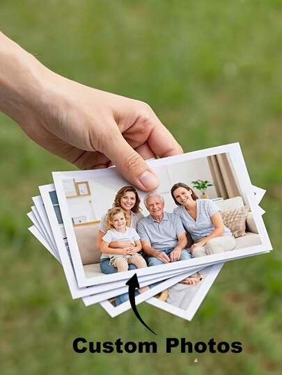 High Definition Photo Prints | Customizable Sizes: 7.62/10.16/12.7/15.24/17.78 Cm | Suitable For Couple Photos, Christmas, Thanksgiving, Birthday Gifts, Pet Memorials | Frameless
