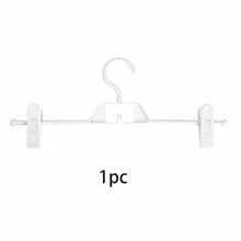 1pc/5pcs/10pcs Set, Pants Hangers, Seamless Non-Slip Adjustable Wardrobe Pants Hangers, Home Closet Storage, Suitable For Christmas, Thanksgiving, Valentine's Day - White - View 9