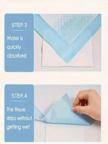 10pcs Leak-Proof Absorbent Dog Pee Pads, Thickened Odor-Eliminating Puppy Training Pads Suitable For All Pet Sizes, Ideal For Lab, Bedroom, Training, Sanitary Solution, Pet Waste Management, Leak-Proof Design, Durable Pet Product - S10pcs - View 4
