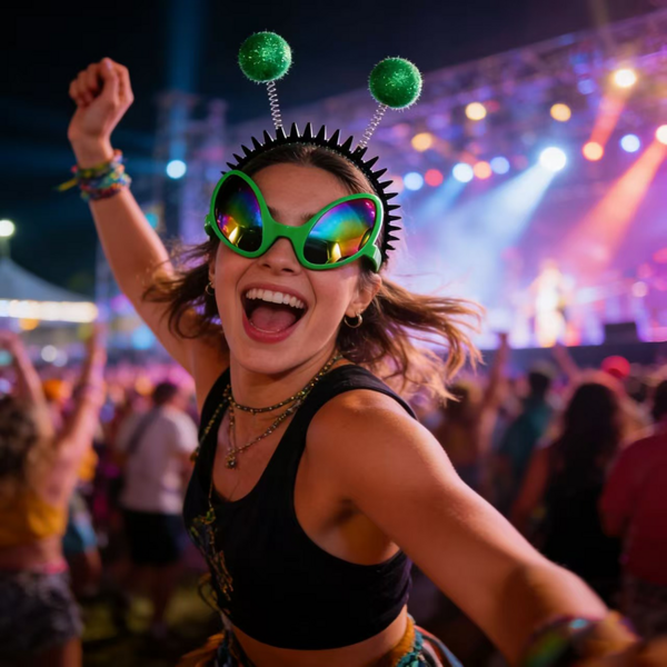 色彩缤纷的时尚眼镜 + 可爱的天线头箍，亲子同款，拍照互动超级甜美！非常适合带孩子日常外出、家庭聚会、拍照、节日派对以及高质量的亲子互动时光。