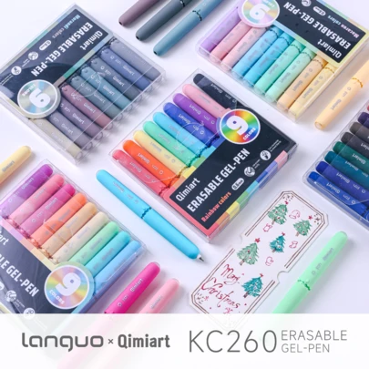 1 pieza Bolígrafo neutro retráctil de alta calidad y de colores, de secado rápido y suave para exámenes, tareas de CS, firma creativa