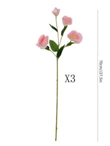 1/2/3 支装仿真大百合花，70 厘米假花，适用于墙面、客厅、卧室、婚礼、派对装饰、桌面、家居、厨房、书桌、中心摆件、办公室、花园、户外、房屋、庭院装饰，适合春、夏、秋、冬四季。 - 粉色 - 查看 11