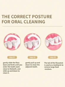 500/300/100/50pcs Pack Dental Floss Combo, Deep Cleaning Floss, Proper Oral Care, Disposable Hygienic Floss, Essential For Travel And Daily Life - Multicolor - View 4